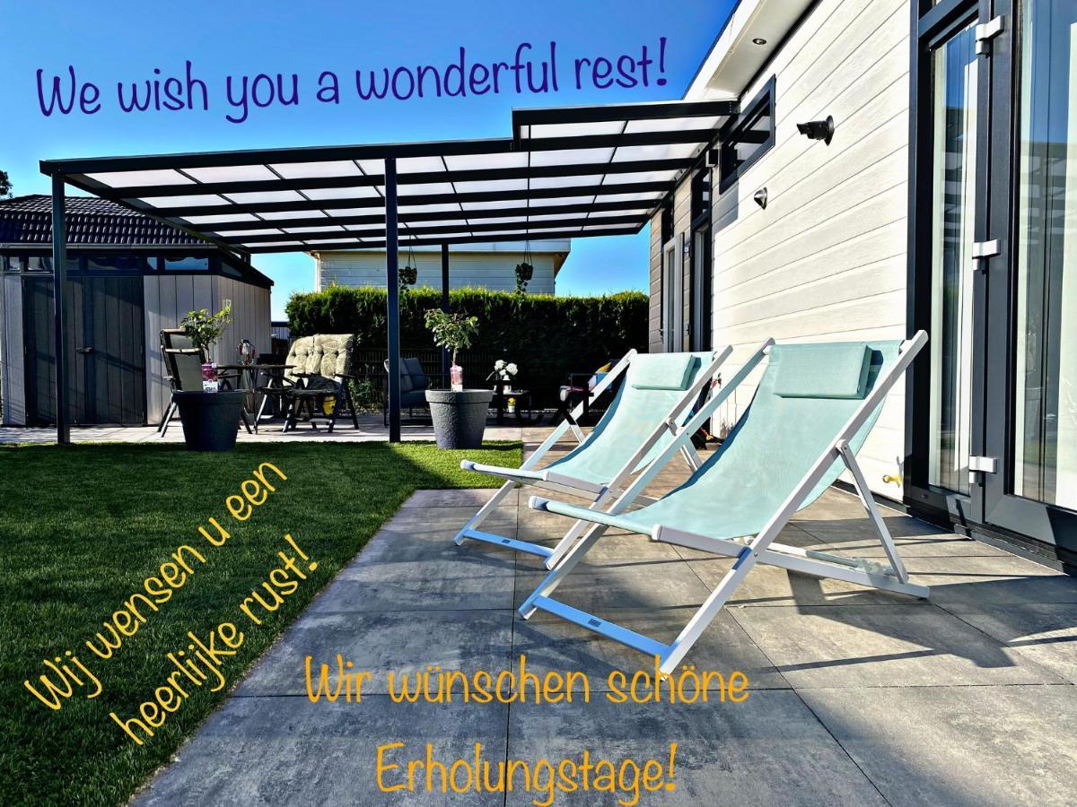 Ferienhaus Luxchalet #Vaju Lathum# Am See, Strand, Pool, Nationalpark Exteriör bild